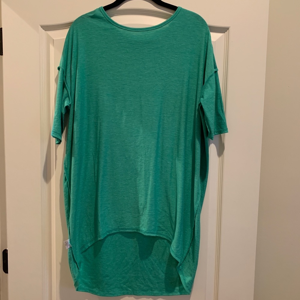 LulaRoe green Irma tunic